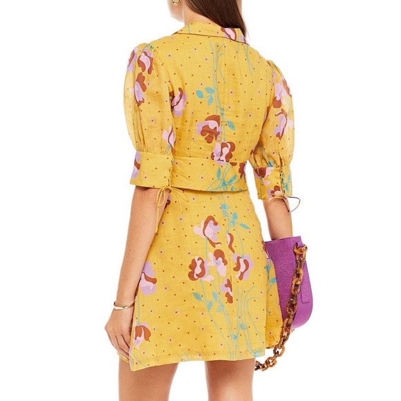 Antik Batik Cute & Floral Mini Dress 40 / 8 - Picture 2 of 4